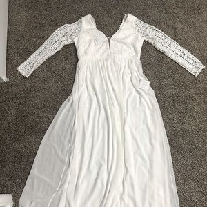 Lulu’s White Maxi Dress
